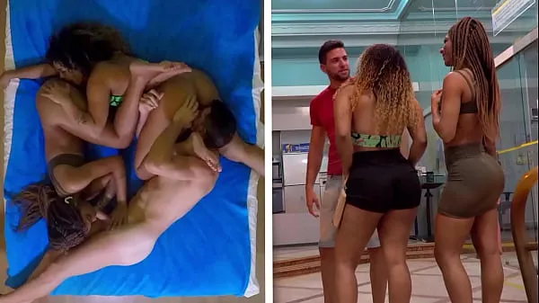 شاهد Two Sexy Brazilians Want His Dick After They See His Bank Balance أنبوب الطاقة